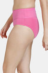 Zivame Anti-Microbial High Rise Full Coverage Tummy Tucker Hipster Panty (Pack of 2) - Multicolor — thumbnail 4
